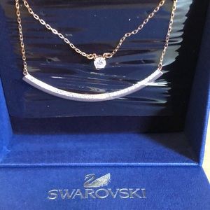 15” Swarovski Double Chain Necklace